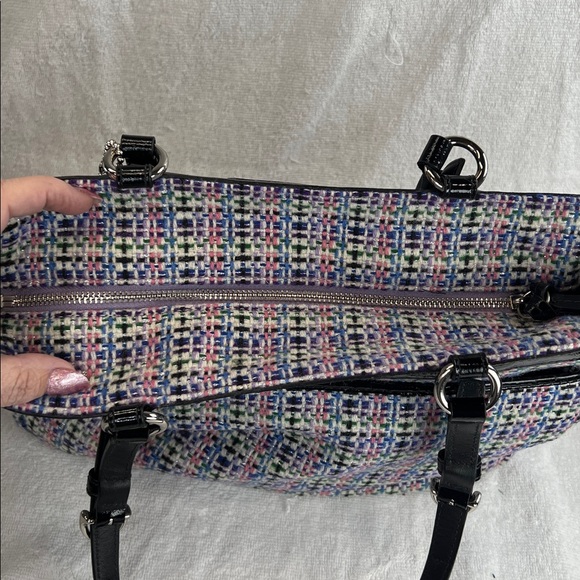 Coach 2011 Multicolor Tweed shoulder or handbag Bag - Picture 8 of 11